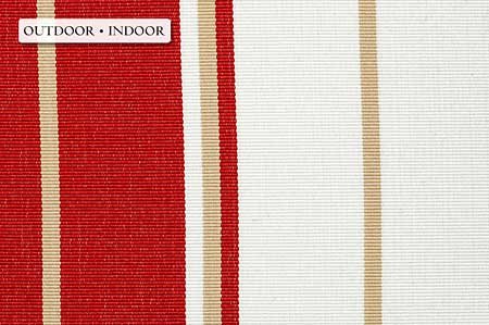 Sea Shore Stripe - Sardinia Red